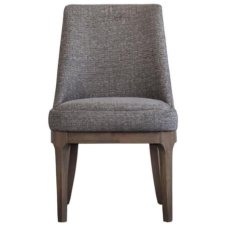 NEW PACIFIC DIRECT New Pacific Direct 9900026-331 George Fabric Chair; Century Gray - 21 x 27 x 36.50 in. - Set of 2 9900026-331